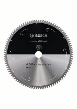 Sierra De Engranajes 305x30mm, 96 Bosch Standard For Wood » Rotopino.es