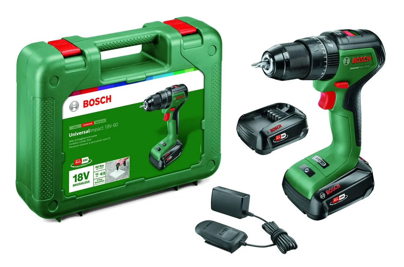 Taladro Atornillador De Impacto Bosch UniversalImpact 18V-60 2x2,0Ah » Rotopino.es 3 Taladro Atornillador De Impacto Bosch UniversalImpact 18V-60 2x2,0Ah » Rotopino.es